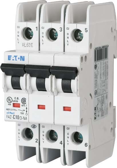 EATON - EAO102261 FAZ-D3/3-NA INT.AUT. UL/CSA 3P 3A D 10KA