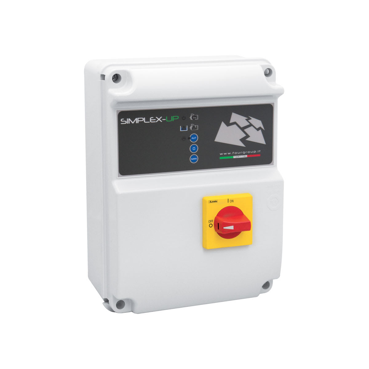 FOURGROUP - FOU013.00 MOD. SIMPLEX-UP-M/3HP QUADRO PER 1 POMPA