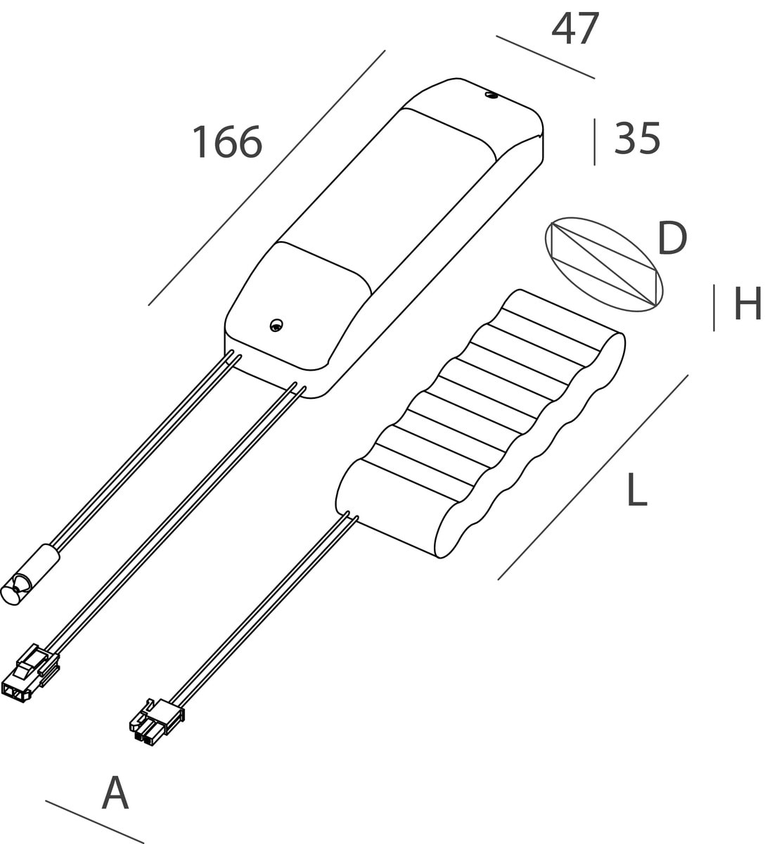 NOVALUX SRL - NOX18003.99 KIT EMERGENZA 3H 9V-58V
