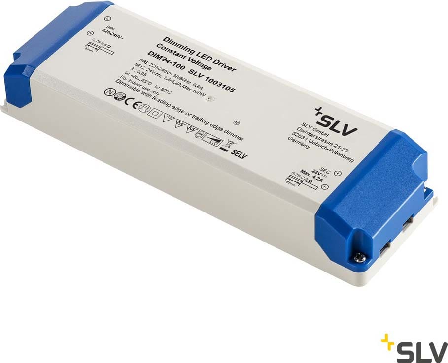 SLV ITALIA SRL - SLV1003105 ALIMENTATORE LED 100W 24V TRIAC DIMM