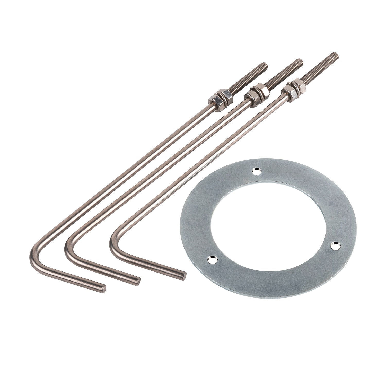 SLV ITALIA SRL - SLV1006382 M-POL ANCORAGGIO A TERRA, ACCIAIO INOX