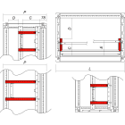 DKC-RAMBLOCK - RMBRZSOE145 SUPPORTI ORIZZ.PROF.145 (2PZ.)