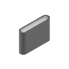 NOVALUX SPA - NOX109201.94 Applique LED IP65 biemissione, GRUPPO 0 installabile a parete in orizzontale o verticale. Temperatura di colore delle sorgenti selezionabile con selet