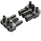 OMEGA FUSIBILI SPA - OMFAC166-1ST/3BK SPINA AC166-1 3 POLI NERA