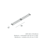 NOVALUX SPA - NOX100951.99 STRIP LED 14,4W/m 24Vdc SMD 2835 (140 LED/m) da dissipare obbligatoriamente tramite profili in alluminio a catalogo. IP20 CRI90. Garanzia 5 anni.
