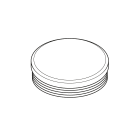 LOMBARDO - LOMLB1100082 TAPPO PALO STILL NERO