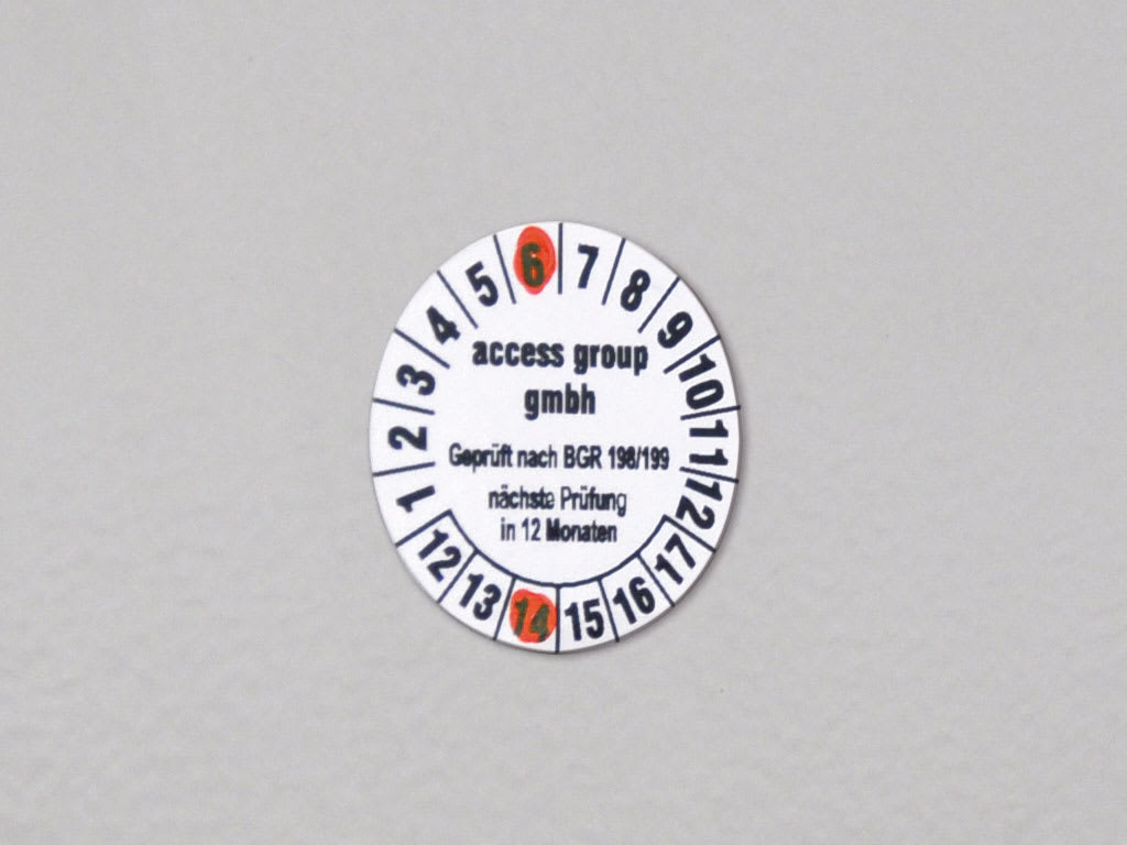 CEMBRE SPA - CEM990927 TARGA MG-SIGNS PVCA BIANCA TONDA 40