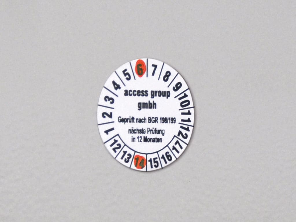 CEMBRE SPA - CEM990858 TARGA MG-SIGNS PVCA ROSSA TONDA 40 MM.