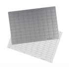 GRAFOPLAST SRL - GRASITW654 TARGHETTA BIANCO ADESIVA 50X10 MM 160 PZ