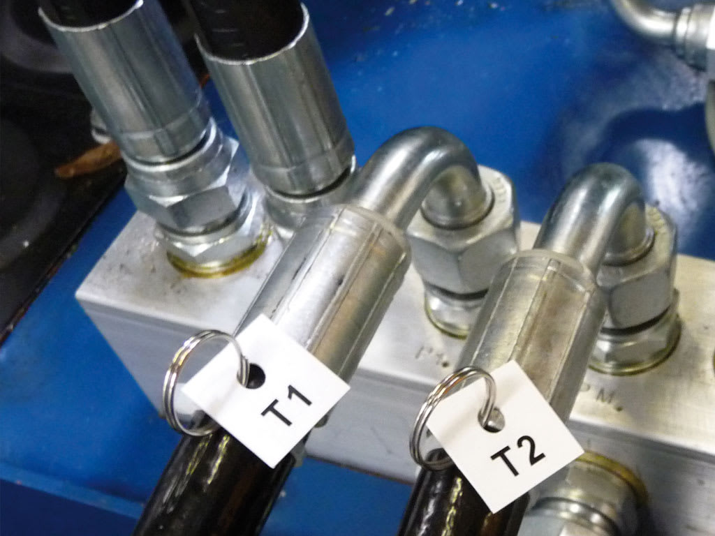 CEMBRE SPA - CEM48341 TARGHET. MG-DOG PVC GIALLA D 20 FORO 5 M