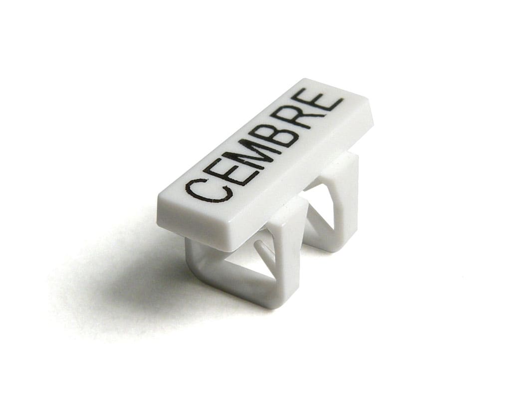 CEMBRE SPA - CEM40191 TARGH.SEGNACAVO MG-TDM-01 4X16 MM.BIANCO
