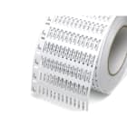 CEMBRE SPA - CEM44097B TARGH.TPM-ROLL BICONICA BIANCA 4X40MM. R
