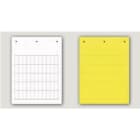 CABUR SRL - CBRTAP2715Y TESSERA PVC FLAT GIALLA 15X27 MM