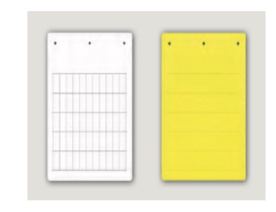 CABUR SRL - CBRTAV60100AY TARGA ADESIVA VINILE MIS 60X100MM GIALLO