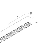 NOVALUX SRL - NOX107027.01 TEK: LED 36W EM 4K BI L=1693 60 UGR C/T