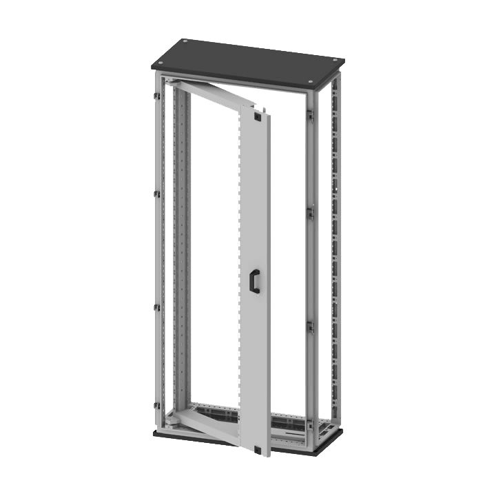 DKC-RAMBLOCK - RMBR5TIE20100 Telaio Rack 19 pollici girevole, 40 HE, dimensioni 2000 x 1000 mm (AxL)