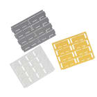 GRAFOPLAST SRL - GRASITHF5010Y TESSERA GIALLO PER BINARIO 50X10 MM 96 P