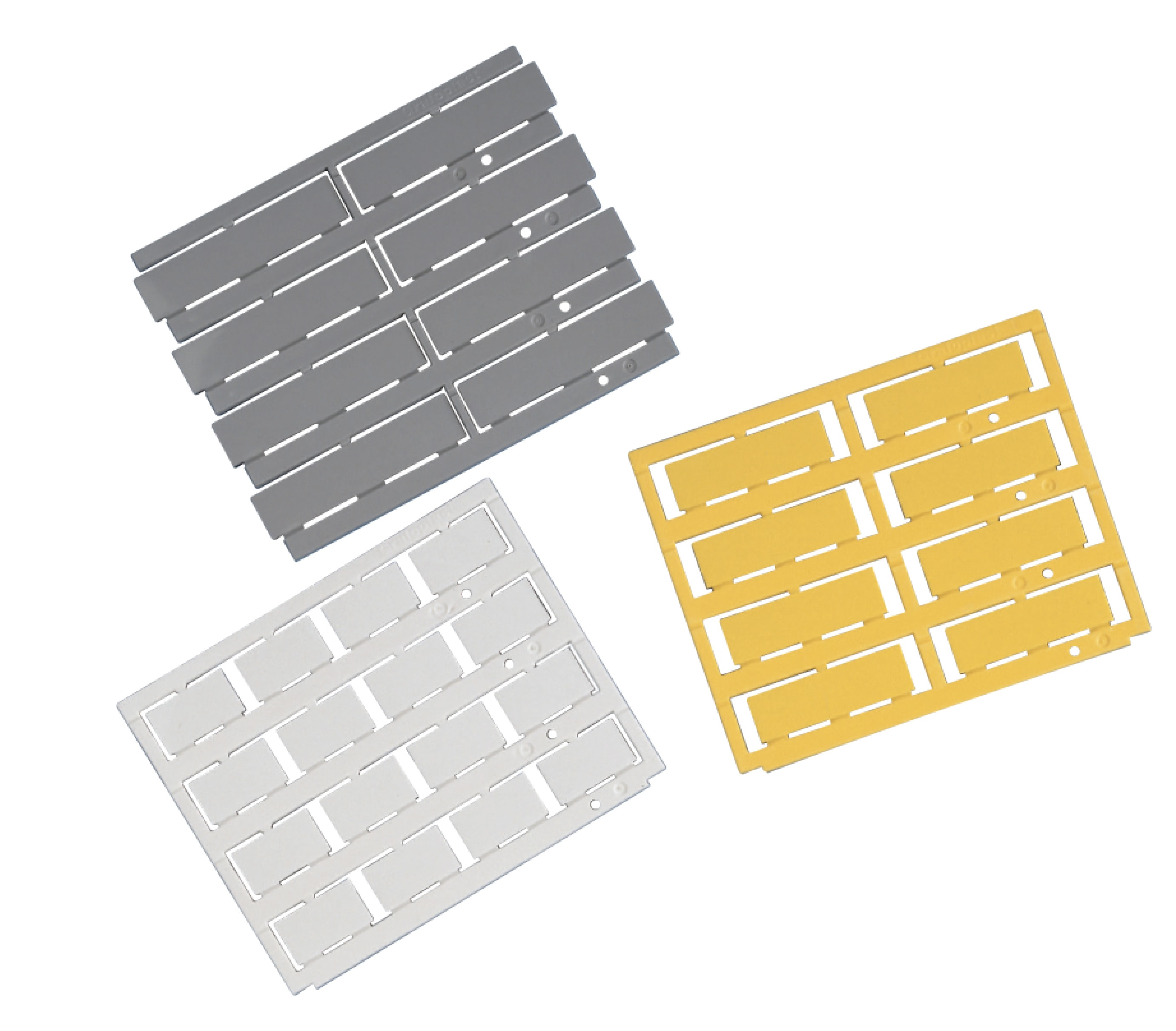 GRAFOPLAST SRL - GRASITHF2710Y TESSERA GIALLO PER BINARIO 27X10 MM 192