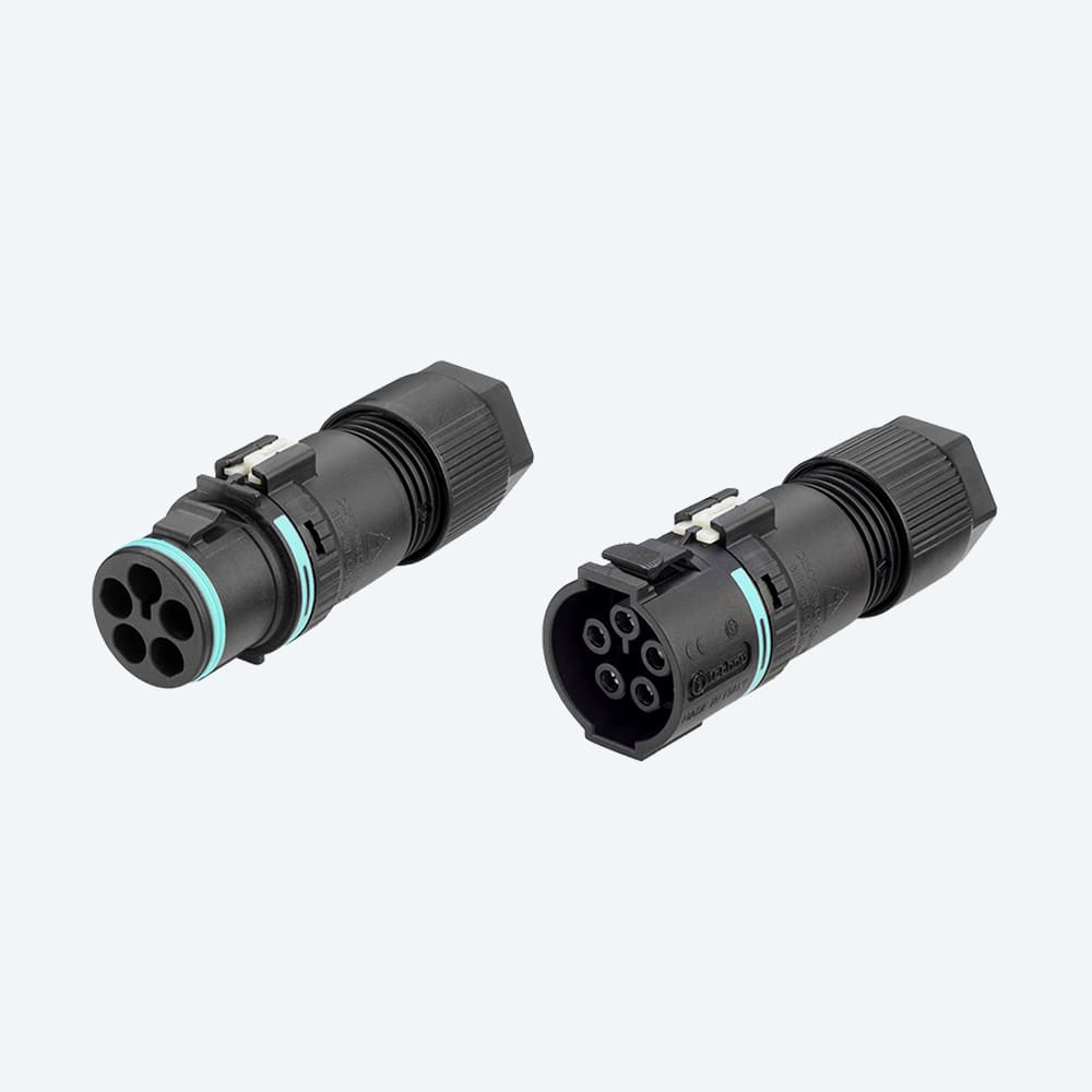 TECHNO SRL - TLHTHB.389.A5E.R KIT CONNECTOR P + S 5P SCREW 1-2-L-N-PE