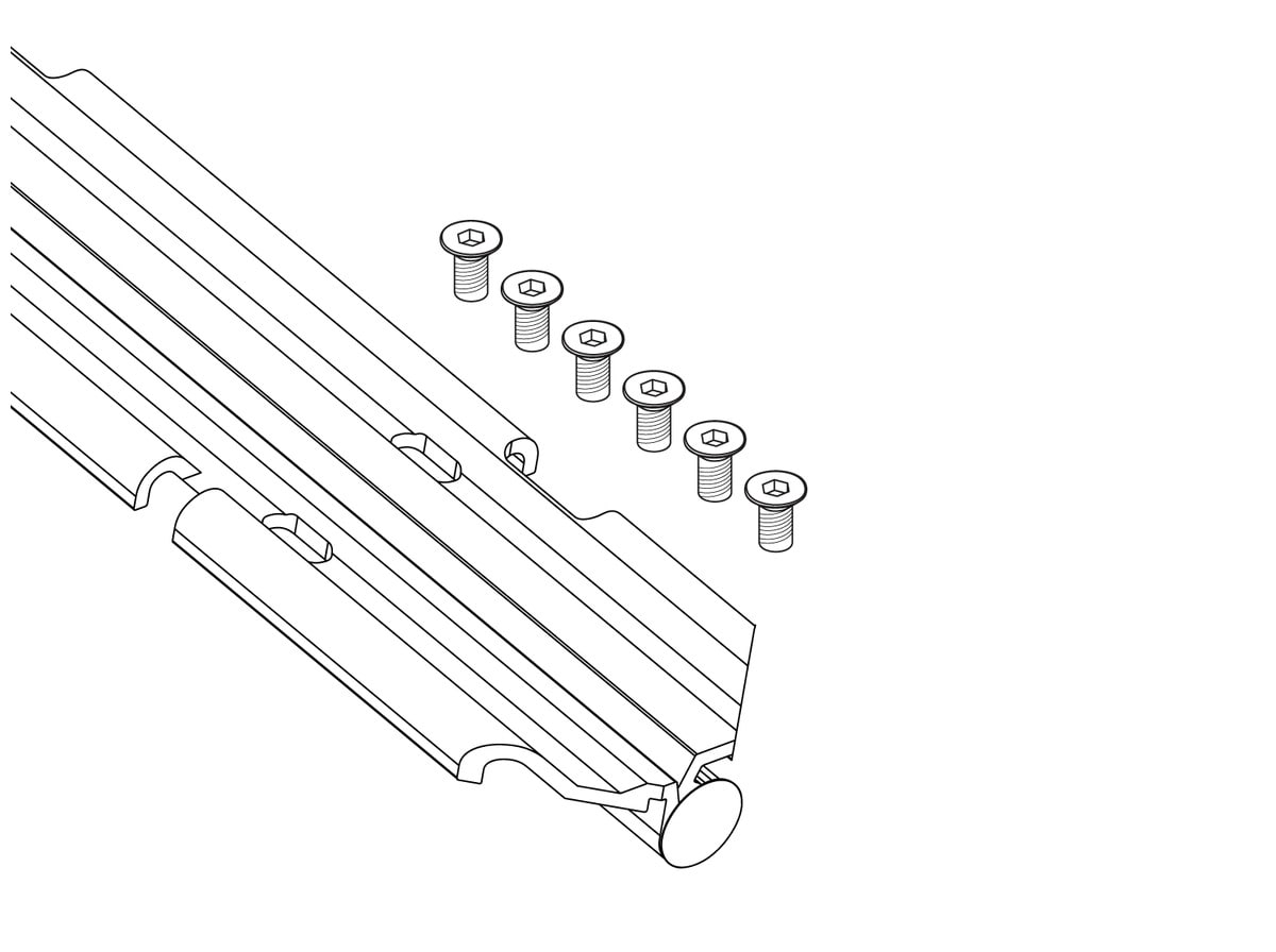 NOVALUX SPA - NOX16234.01 THE PANEL: SNODO 300 BIANCO NO SOSP.
