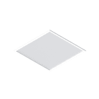 NOVALUX SPA - NOX102062.01 THE PANEL 2 MICROPRISMATICO 600x600: Pannello LED con cornice in lega di alluminio verniciata a polvere di colore bianco, diffusore microprismatico UG