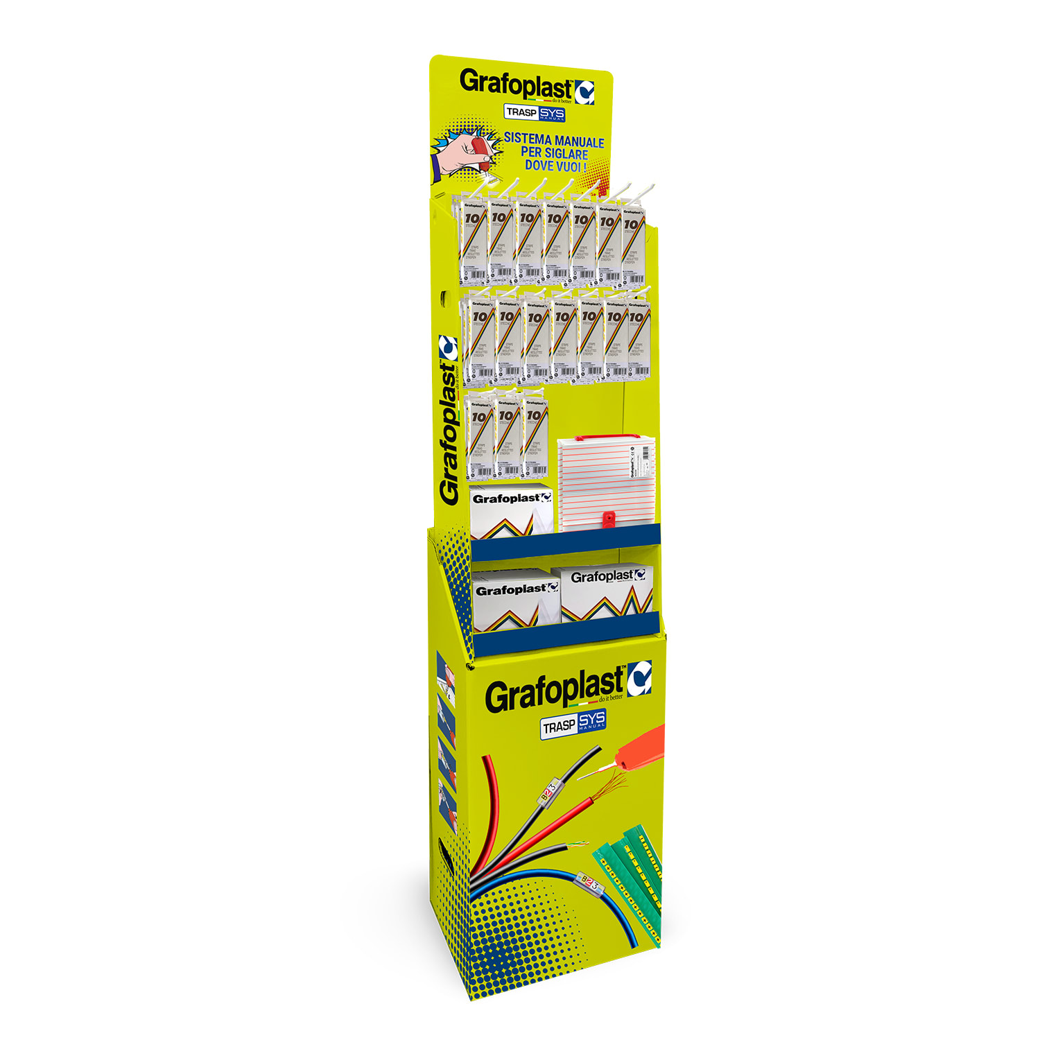 GRAFOPLAST SRL - GRATRASPSHOP/01 TRASP SHOP 01 STECCHE GRANDI