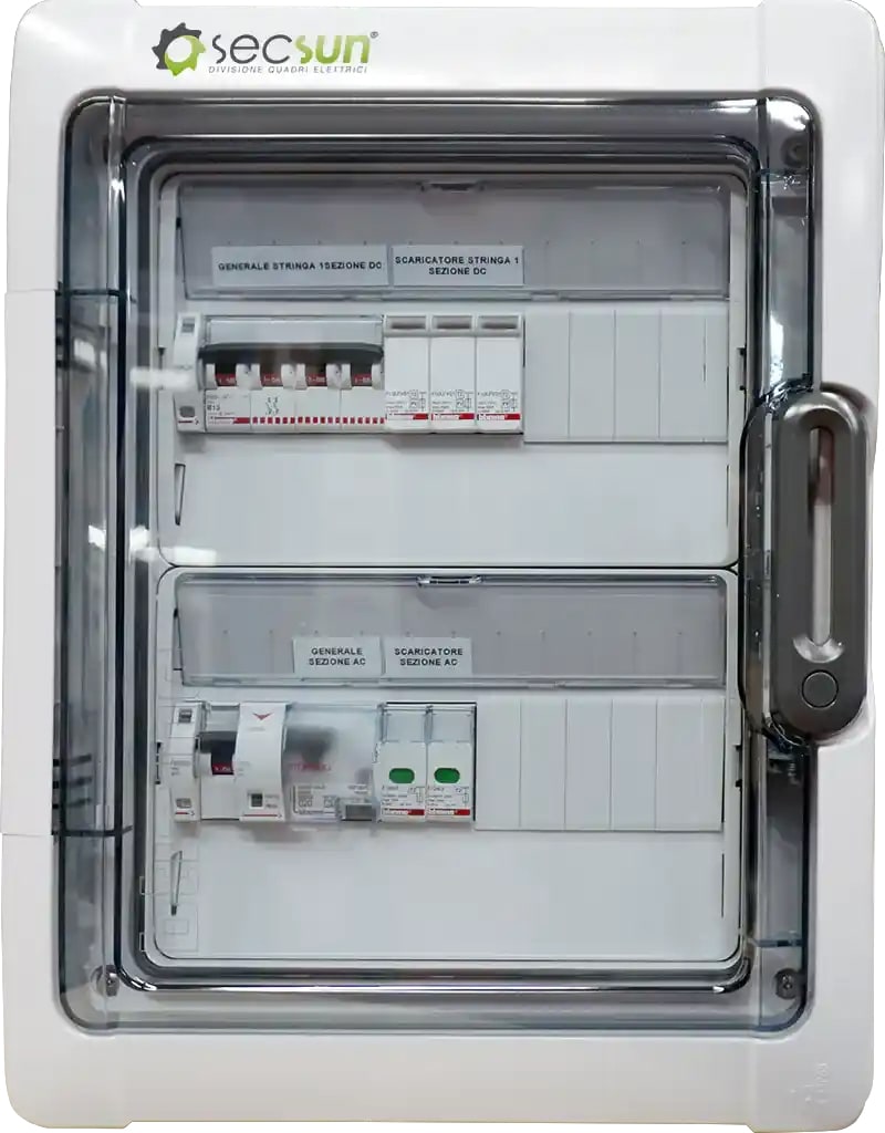 CONTACT ITALIA SPA - IICUBM1101PLUS UNICO BOX PLUS 1 STR. 600VDC MONOFASE 3K