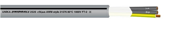 KU DISTRIBUTION SRL - KUD36055M UNIDRALL 2520 5G0.75 GRIGIO RAL7001