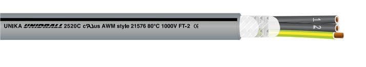 KU DISTRIBUTION SRL - KUD37024B UNIDRALL 2520C 2X0.50 GRIGIO RAL7001