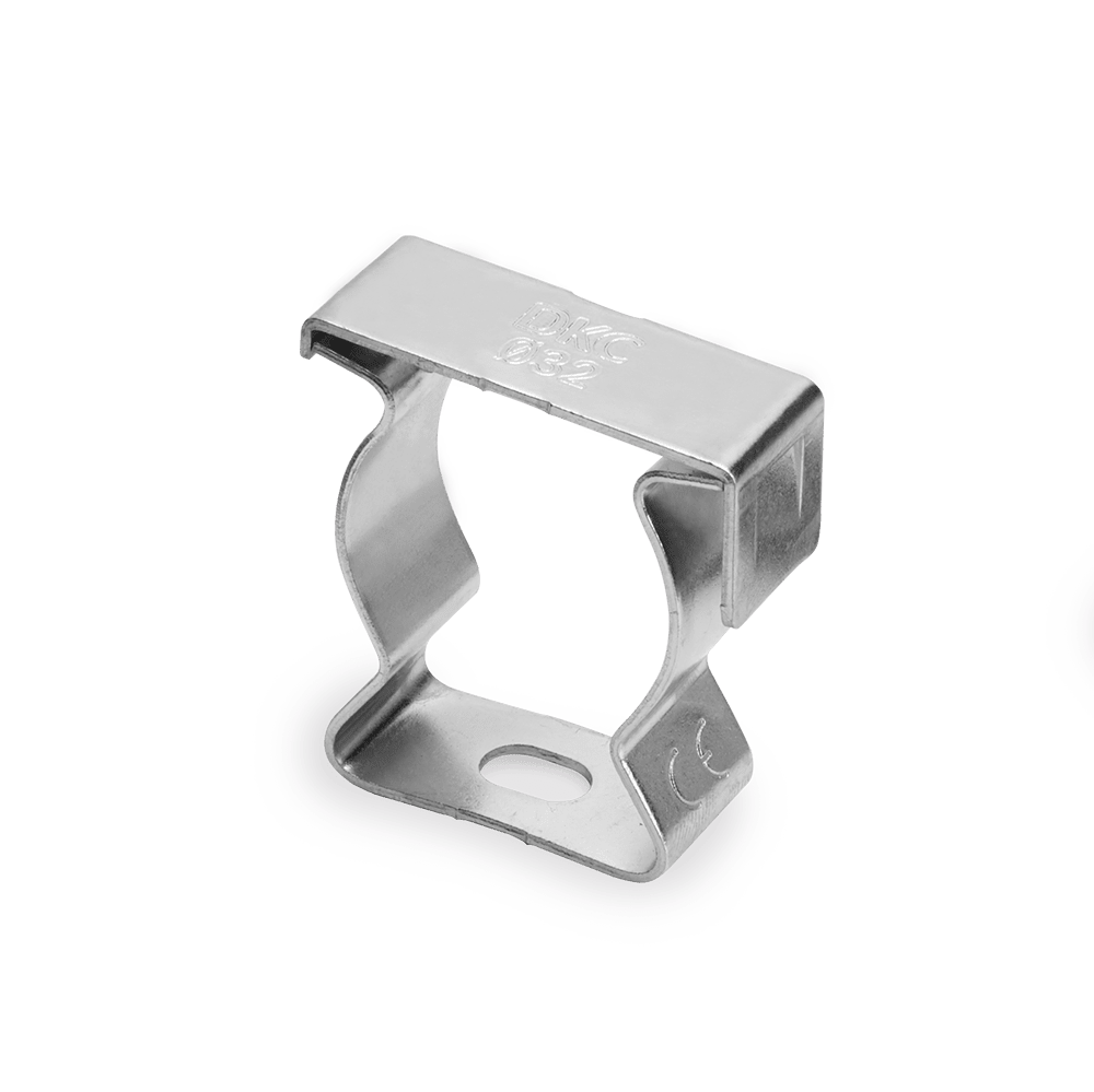 COSMEC - CSMUNIKO32X Collare fissatubo UNIKO in acciaio INOX AISI 304, diametro 32 mm, asola 6x10 mm