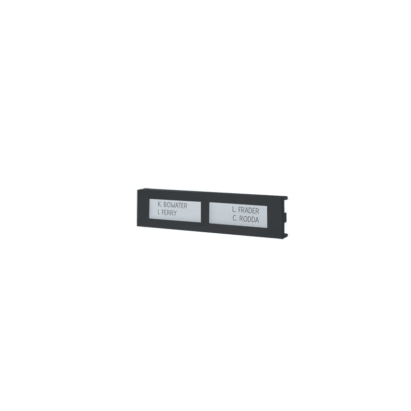 COMELIT GROUP SPA - COEUT9212MB PULSANTE DOPPIO METAL ULTRA BLACK