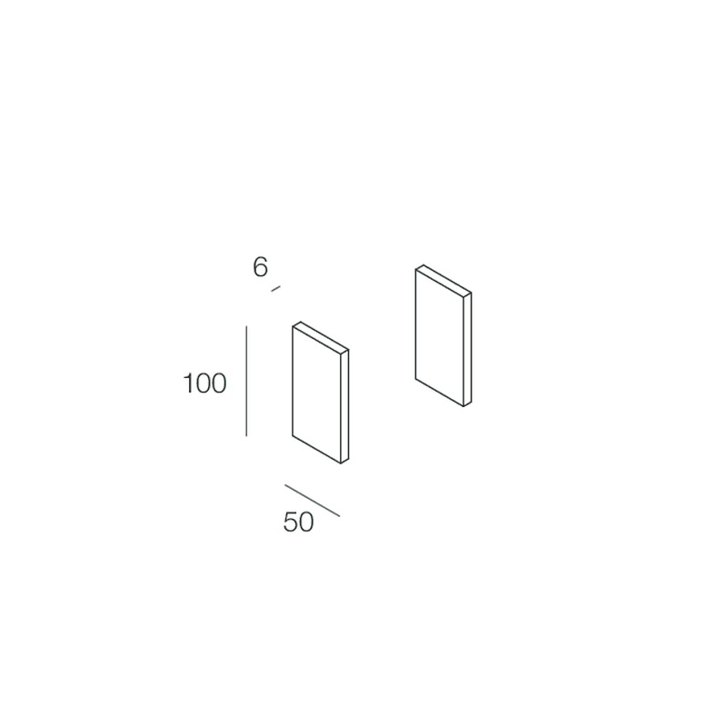 NOVALUX SPA - NOX1018C5.99 V-90: COPPIA TESTATE CARTONGESSO VELETTA