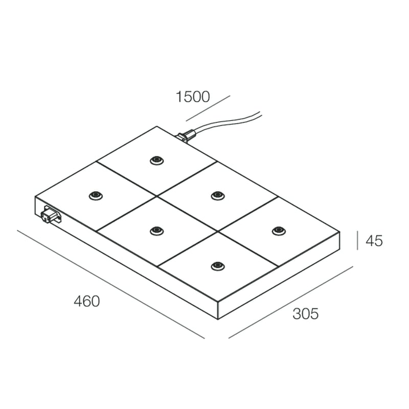 NOVALUX SPA - NOX111002.02 VIS A VIS: BASE PER RICARICA MAX 6 PCS