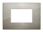 VIMAR SPA - VIW19653.08 PLACCA CLASSIC 3M ACCIAIO SPAZZOLATO