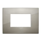 VIMAR SPA - VIW19653.08 Placca Classic 3M acciaio spazzolato