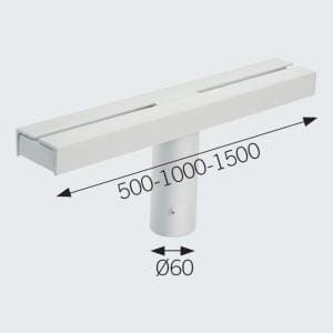 ARCLUCE SPA - ACL1099153X-12 STAFFA PORTAPROIETTORI L=500