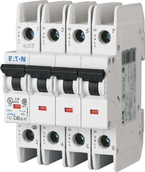 EATON - EAO190923 FAZ-C6/4-NA INT.AUT. UL/CSA 4P 6A C 15KA
