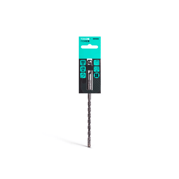 TRADEFORCE - TDM0009450058 PUNTA SDS-PLUS CARBURO 6X160/110MM 4T