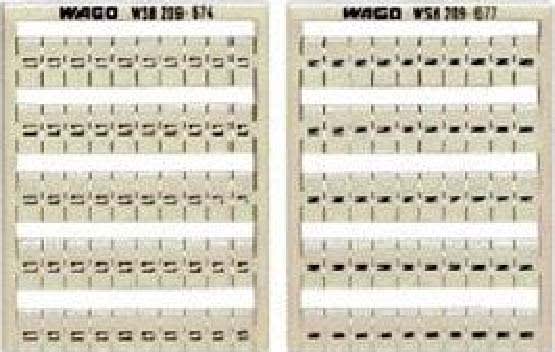 WAGO ITALIA SRL - WAG209-678 SCHEDA DI MARCATURA WSB COME SCHEDA, BIA