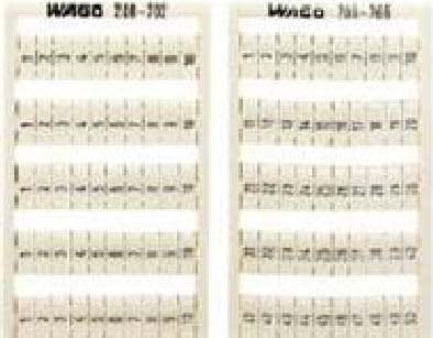 WAGO ITALIA SRL - WAG209-705 SCHEDA DI MARCATURA WSB COME SCHEDA, BIA