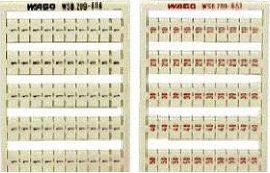 WAGO ITALIA SRL - WAG209-619 SCHEDA DI MARCATURA WSB COME SCHEDA, BIA