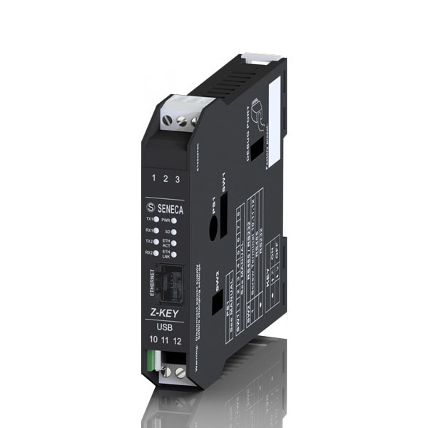SENECA - SCXZ-KEY-0 GATEWAY/BRIDGE/SERIAL ETH/2XRS485 17.5MM