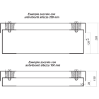 DKC-RAMBLOCK - RMBR1ZAE81 ZOCCOLO ANTIVIBRANTE H.100 MM P.800 (AL