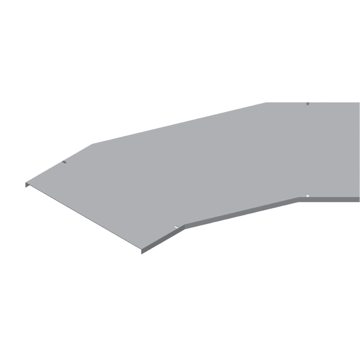 DKC-COMBITECH - SCZWAK636IX4 W5 Coperchio Curva piana 45° base 300 sp 1 IX4