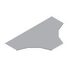 DKC-COMBITECH - SCZWTK736HDZ W5 Coperchio Derivazione Piana T base 400 R6 sp 1 HDZ